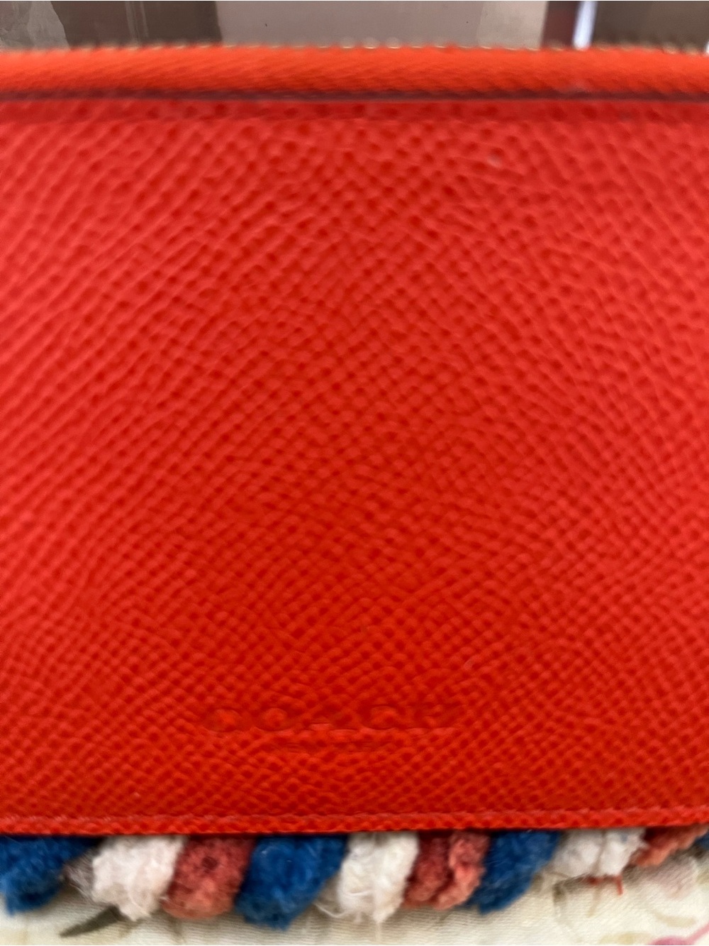 Coach / Orange small clutch